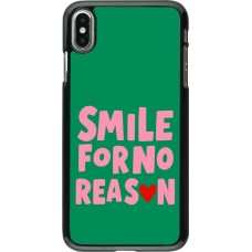 Coque iPhone Xs Max - Smile for no reason 2026
