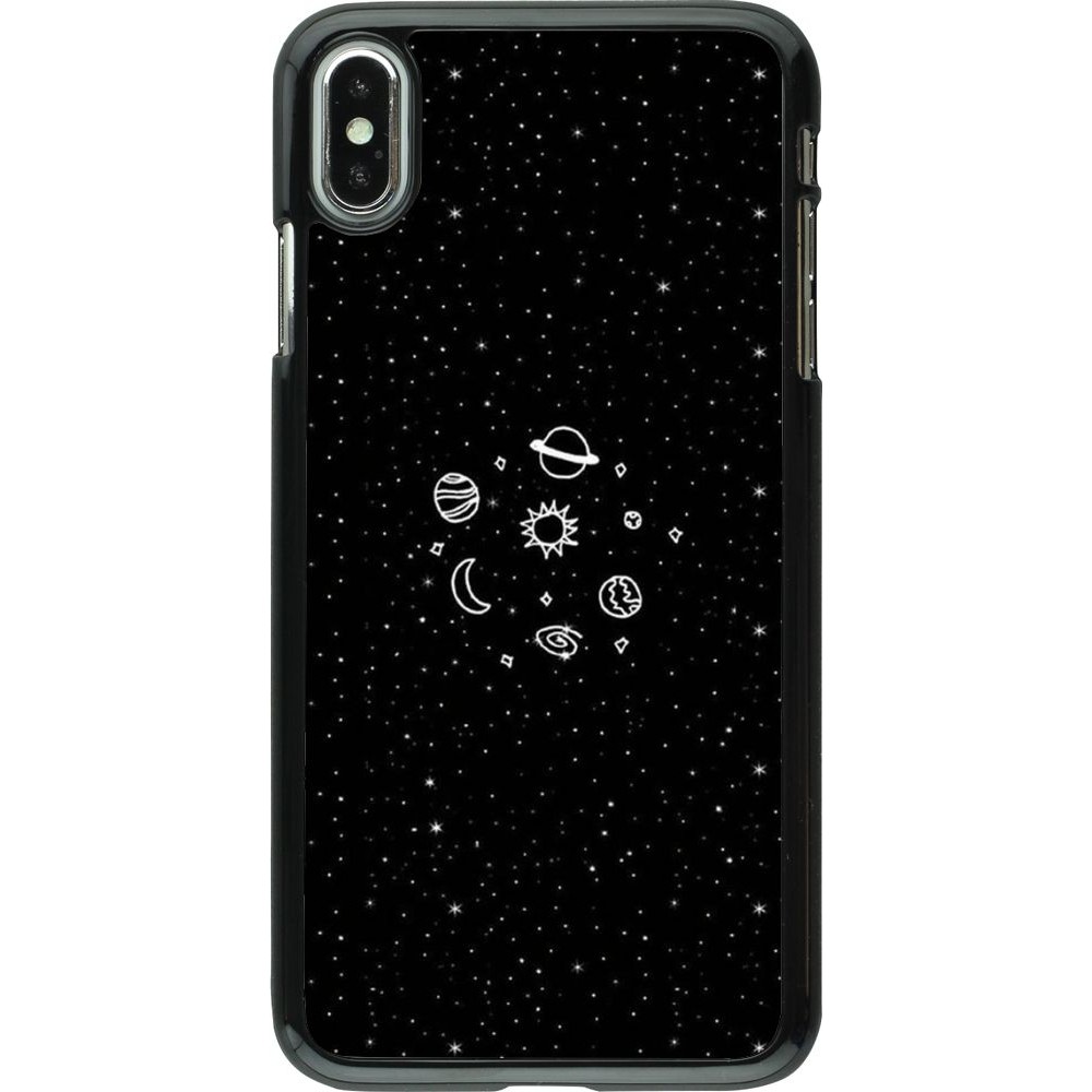 Coque iPhone Xs Max - Space Doodle