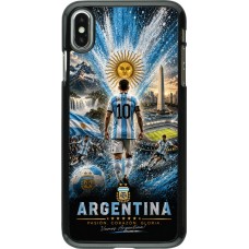 Coque iPhone Xs Max - Football Argentine splash 2026