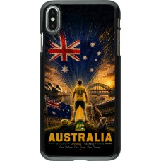 Coque iPhone Xs Max - Football Australie splash 2026