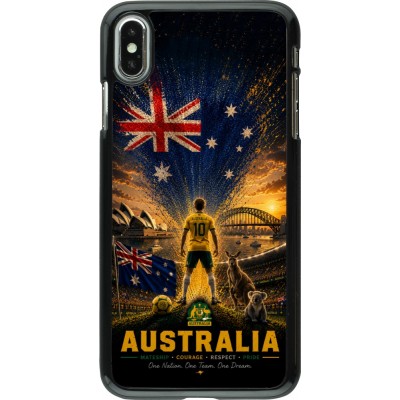 iPhone Xs Max Case Hülle - Fussball Australien splash 2026