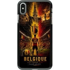 Coque iPhone Xs Max - Football Belgique splash 2026