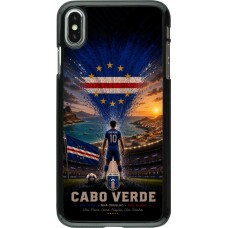 Coque iPhone Xs Max - Football Cap-Vert splash 2026
