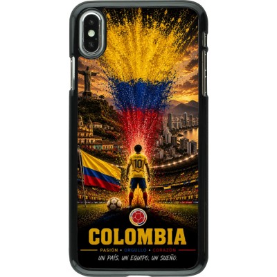 iPhone Xs Max Case Hülle - Fussball Kolumbien splash 2026