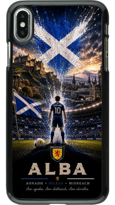 Coque iPhone Xs Max - Football Écosse splash 2026