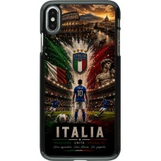 Coque iPhone Xs Max - Football Italie splash 2026