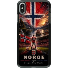 Coque iPhone Xs Max - Football Norvège splash 2026