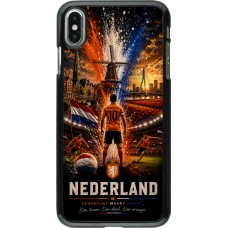 Coque iPhone Xs Max - Football Pays-Bas splash 2026