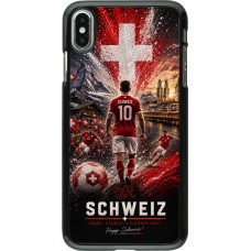 Coque iPhone Xs Max - Football Schweiz splash 2026