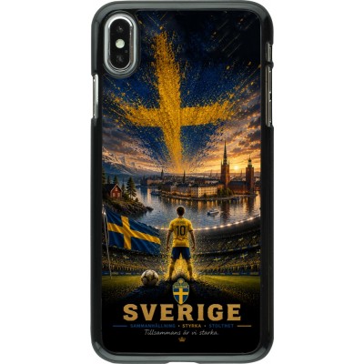 iPhone Xs Max Case Hülle - Fussball Schweden splash 2026