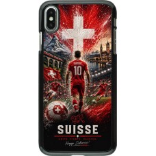 Coque iPhone Xs Max - Football Suisse splash 2026