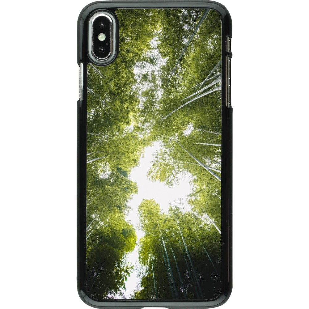 iPhone Xs Max Case Hülle - Spring 23 forest blue sky