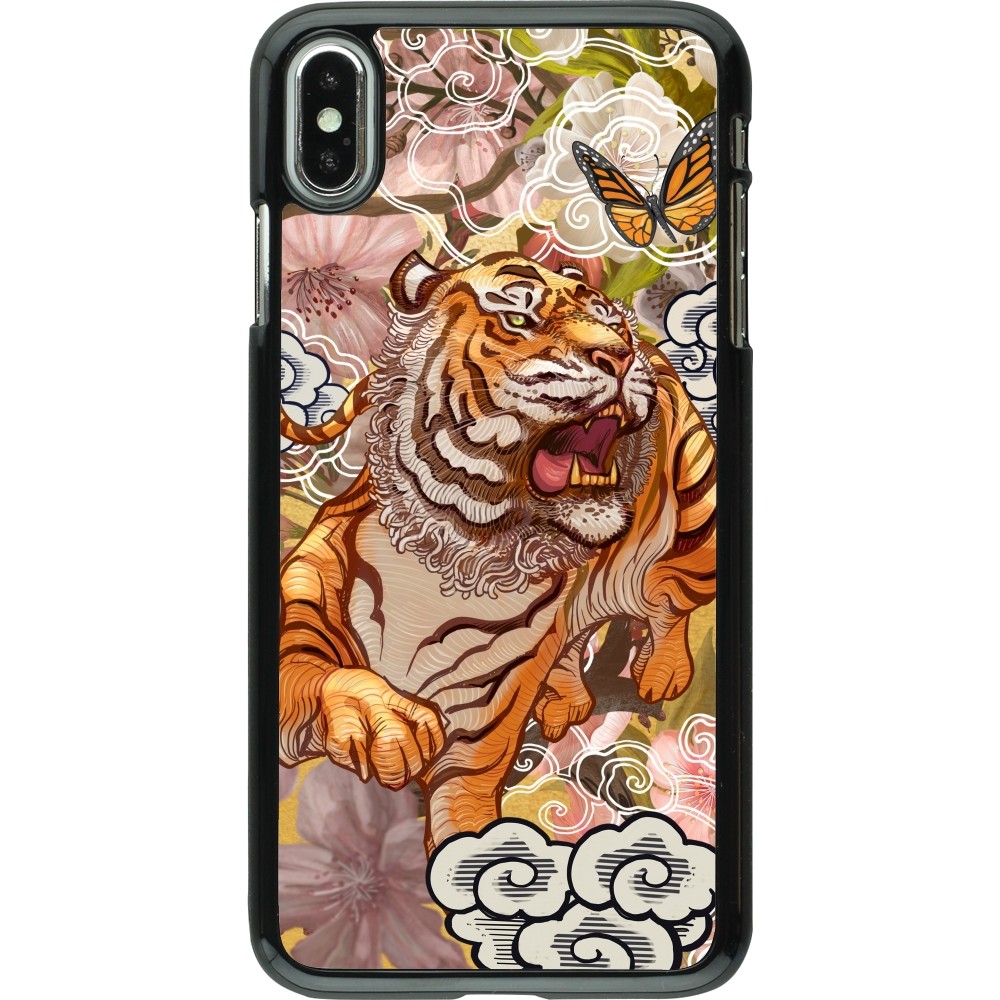 iPhone Xs Max Case Hülle - Spring 23 japanese tiger