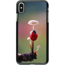 Coque iPhone Xs Max - Ladybird on a mushroom Spring 2026