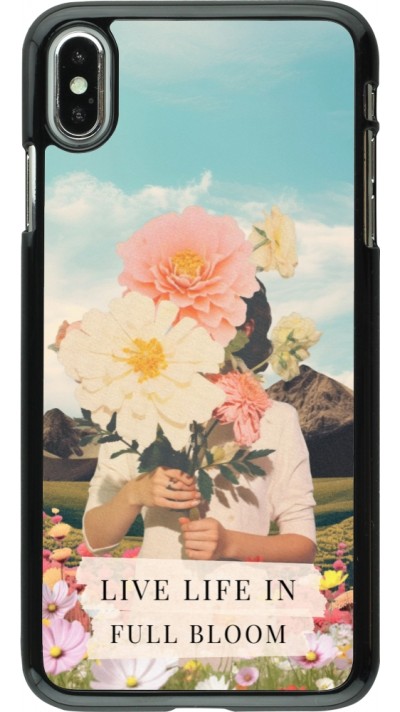 Coque iPhone Xs Max - Live life in full moon 2026