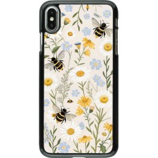 Coque iPhone Xs Max - Pattern bees Spring 2026