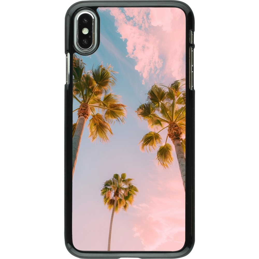 Coque iPhone Xs Max - Summer 2025 Palmiers