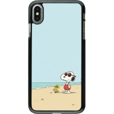 Coque iPhone Xs Max - Snoopy on the beach Summer 2026