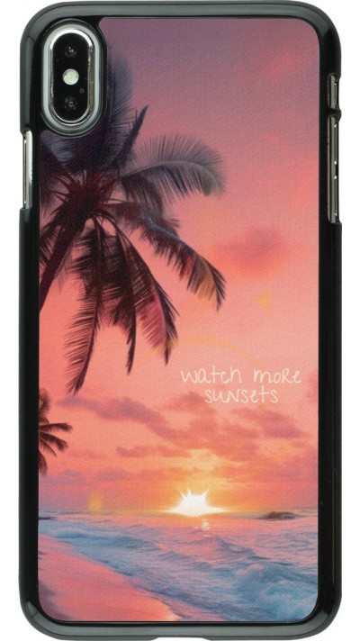 Coque iPhone Xs Max - Watch more sunsets Summer 2026