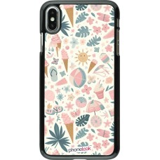 Coque iPhone Xs Max - Summer Pink Pattern
