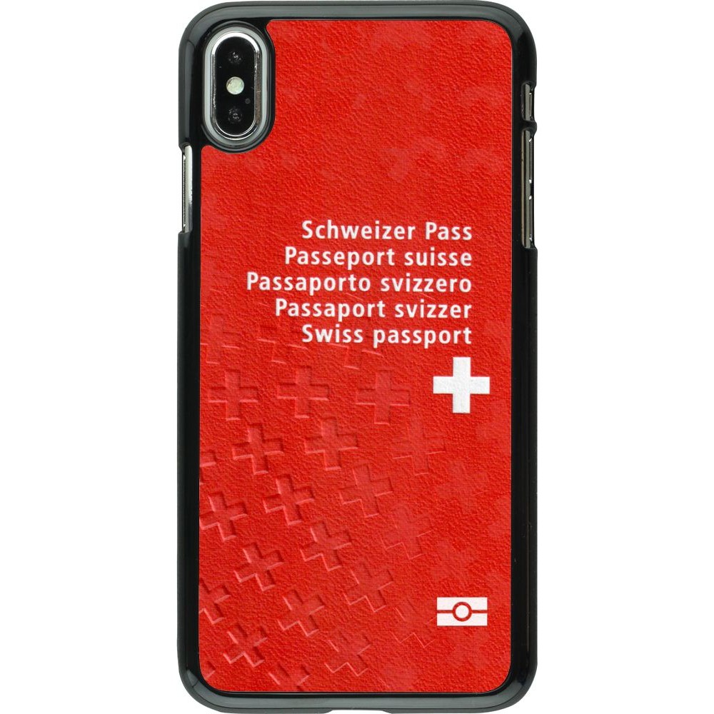 Coque iPhone Xs Max - Swiss Passport