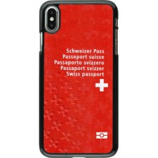 Coque iPhone Xs Max - Swiss Passport