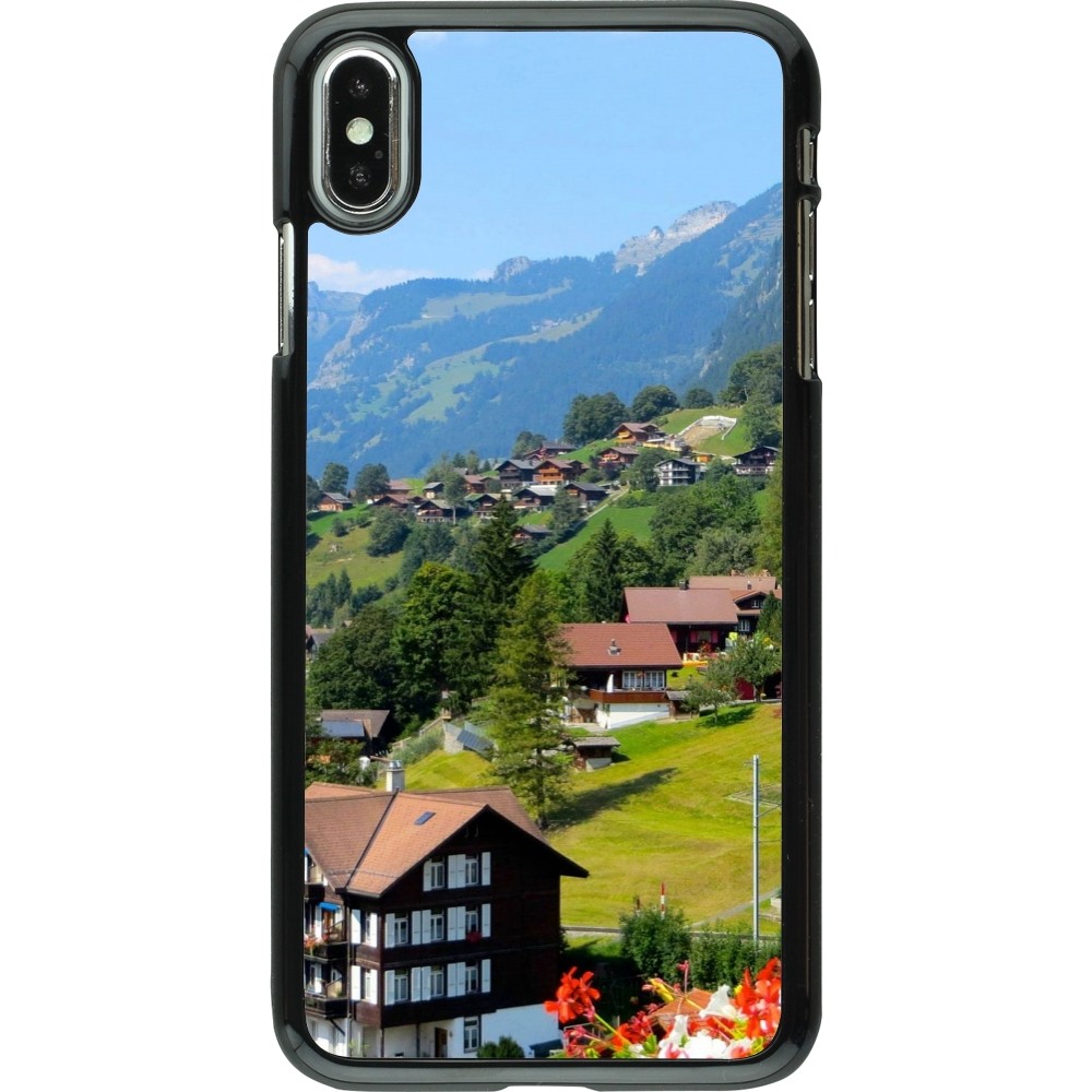 iPhone Xs Max Case Hülle -  Nationalfeiertag Schweiz Landschaft