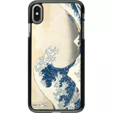 iPhone Xs Max Case Hülle - Kunstbild - Die große Welle vor Kanagawa - Hokusai