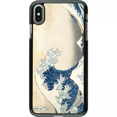 iPhone Xs Max Case Hülle - Kunstbild - Die große Welle vor Kanagawa - Hokusai