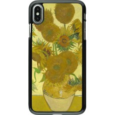 Coque iPhone Xs Max - Tableau art - Les Tournesols - Van Gogh