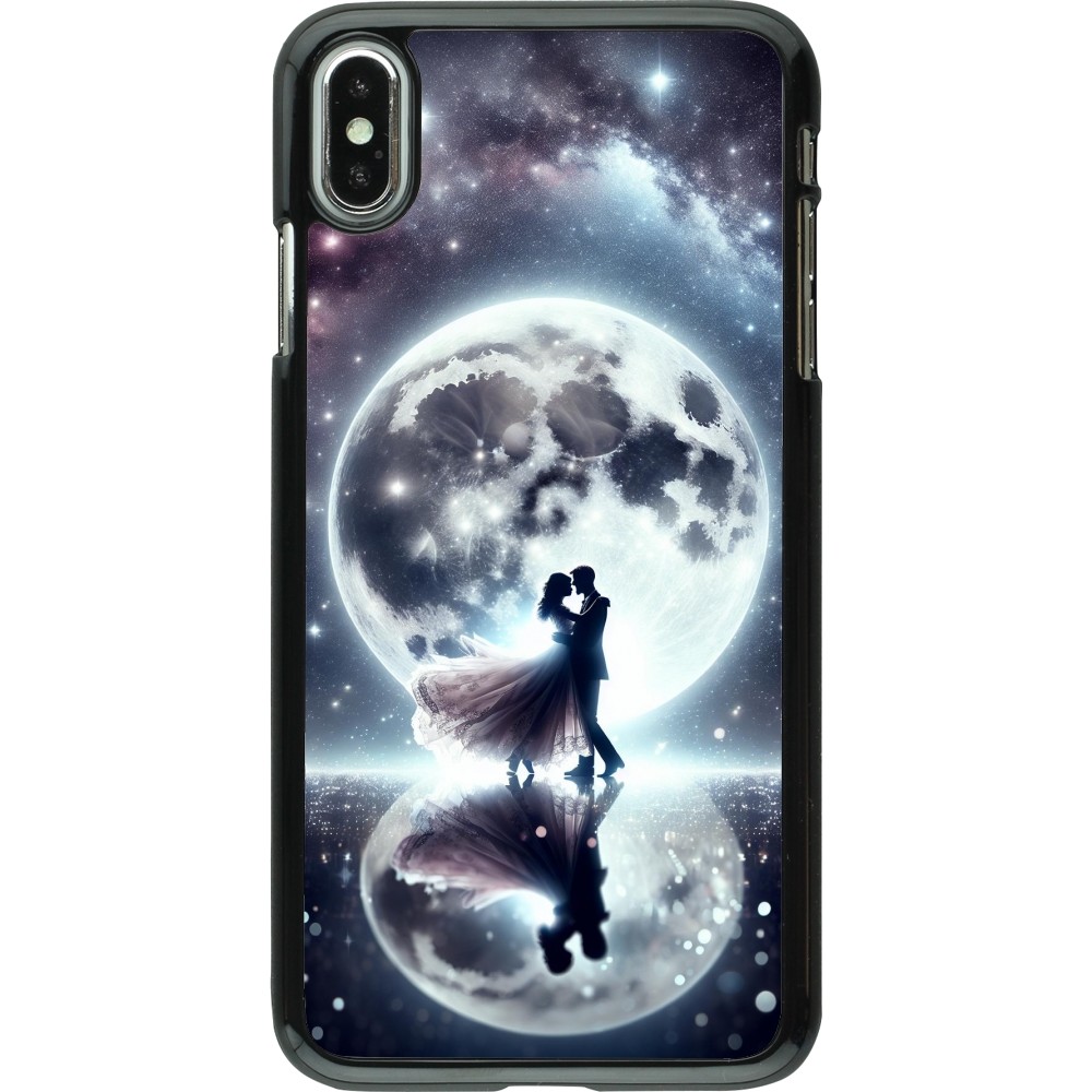 Coque iPhone Xs Max - Valentine 2024 Love under the moon