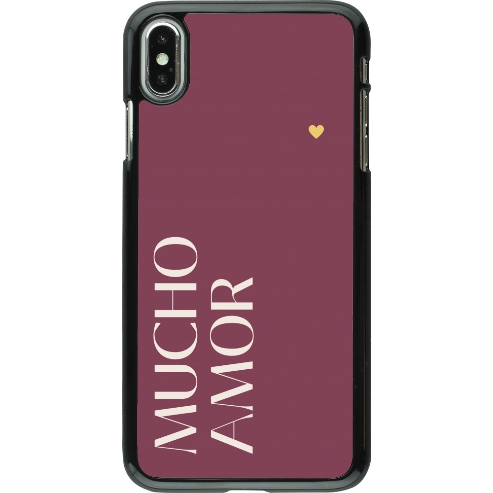 Coque iPhone Xs Max - Valentine 2024 mucho amor rosado