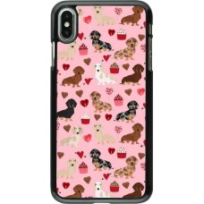 iPhone Xs Max Case Hülle - Valentine 2024 puppy love