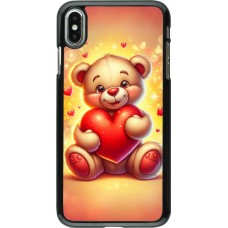 iPhone Xs Max Case Hülle - Valentin 2024 Teddy Liebe