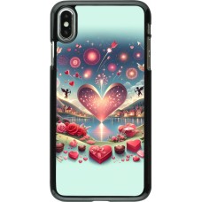 iPhone Xs Max Case Hülle - Valentin 2025 Schick