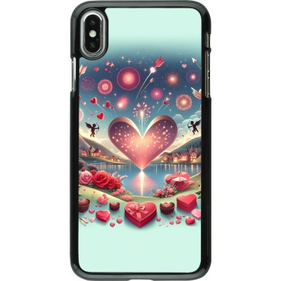 iPhone Xs Max Case Hülle - Valentin 2025 Schick