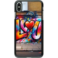 iPhone Xs Max Case Hülle - Valentin 2025 Liebe U Tag