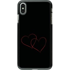 iPhone Xs Max Case Hülle - Valentine 2023 attached heart