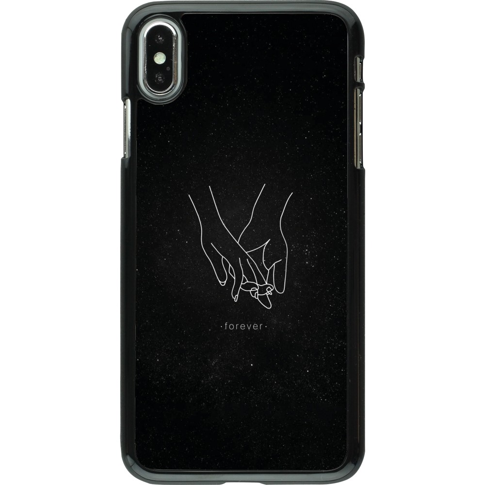 iPhone Xs Max Case Hülle - Valentine 2023 hands forever