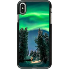 iPhone Xs Max Case Hülle - Winter 22 Northern Lights