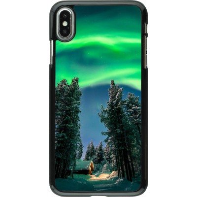 Coque iPhone Xs Max - Winter 22 Northern Lights