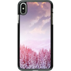 iPhone Xs Max Case Hülle - Winter 22 Pink Forest