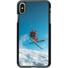 iPhone Xs Max Case Hülle - Winter 22 Ski Jump