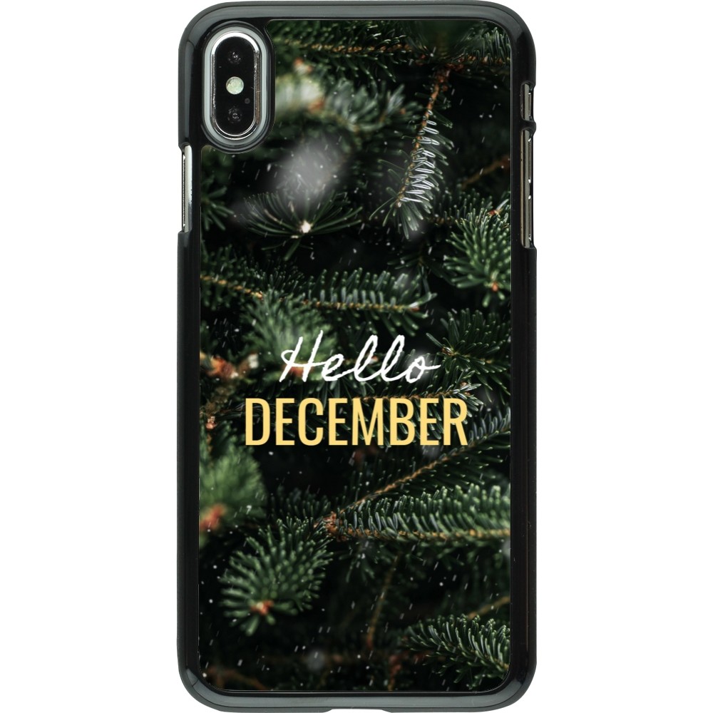 iPhone Xs Max Case Hülle - Winter 25 Winter hello december