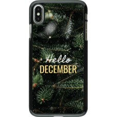 iPhone Xs Max Case Hülle - Winter 25 Winter hello december