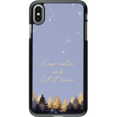 iPhone Xs Max Case Hülle - Winter 25 Winter illustration of trees