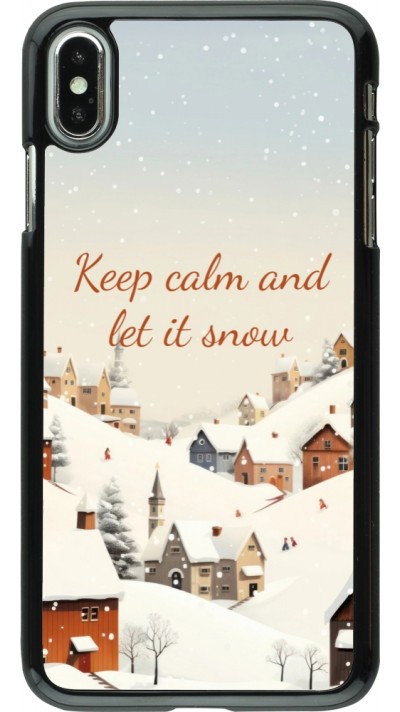 Coque iPhone Xs Max - Winter 25 Winter Keep calm and let it snow