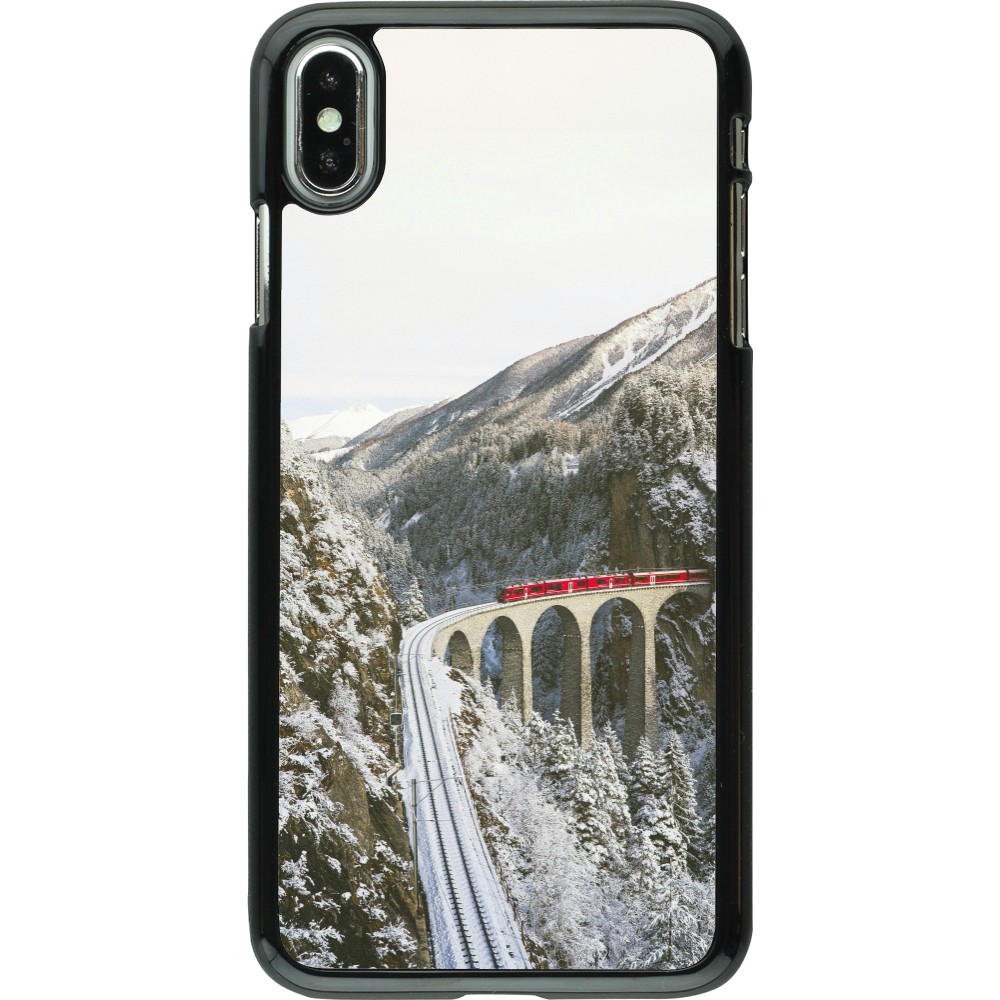 iPhone Xs Max Case Hülle - Winter 25 Winter polar express