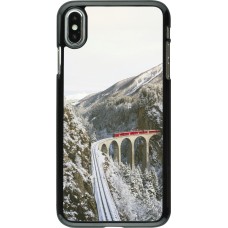 iPhone Xs Max Case Hülle - Winter 25 Winter polar express