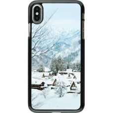 iPhone Xs Max Case Hülle - Winter 25 Winter snowy landscape